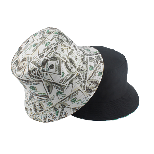 Bob-motifs-de-billets-réversible-montré-sur-une-face-et-puis-sur-son-autre-coté-et-empilé-présenté-sur-fond-blanc
