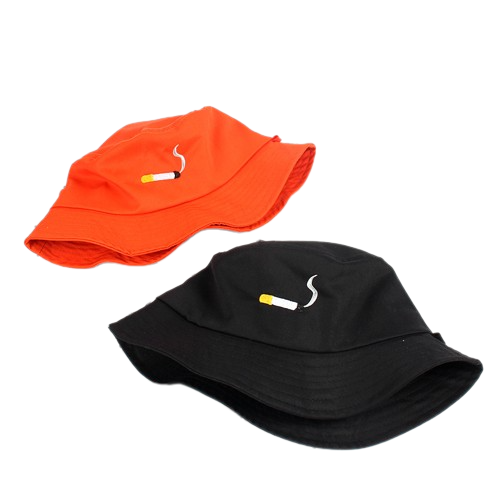 2-bobs-couleur-noir-et-orange-plies-a-plat 2-bobs-couleur-noir-et-orange-plies-a-plat