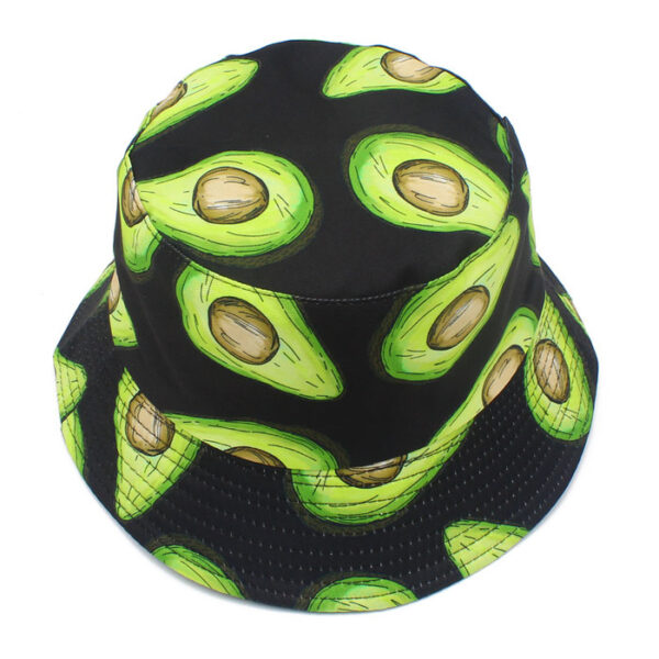 bob-avocat-motifs-imprimes-vue-du-dessus Bob-noir-avec-des-avocats-en-motifs-imprimés-vue-du-dessus-fond-blanc