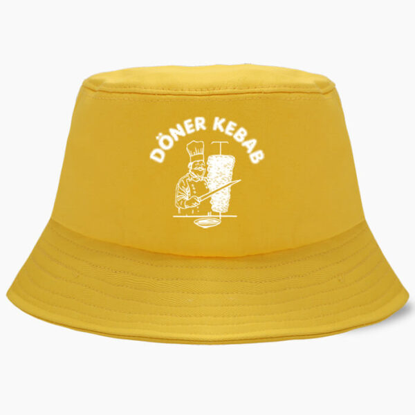 bob-jaune-imprime-logo-kebab-blanc-présenté-sur-fond-blanc