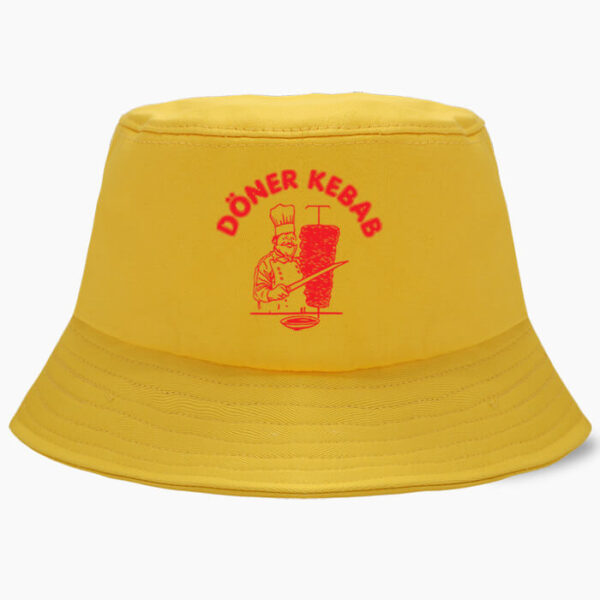 Bob-jaune-imprime-logo-orange-vif
