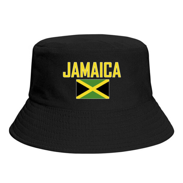 bob-jamaique-noir-imprime-drapeau Bob-Jamaïque-noir-imprimé-drapeau-couleurs-vert-jaune-noir-présenté-sur-fond-blanc