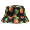 bob-couleur-noir-motif-ananas bob-couleur-noir-motif-ananas-fond-blanc