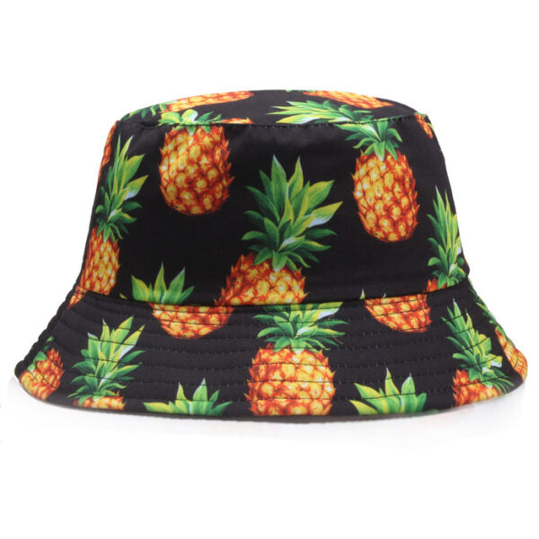 bob-couleur-noir-motif-ananas bob-couleur-noir-motif-ananas-fond-blanc
