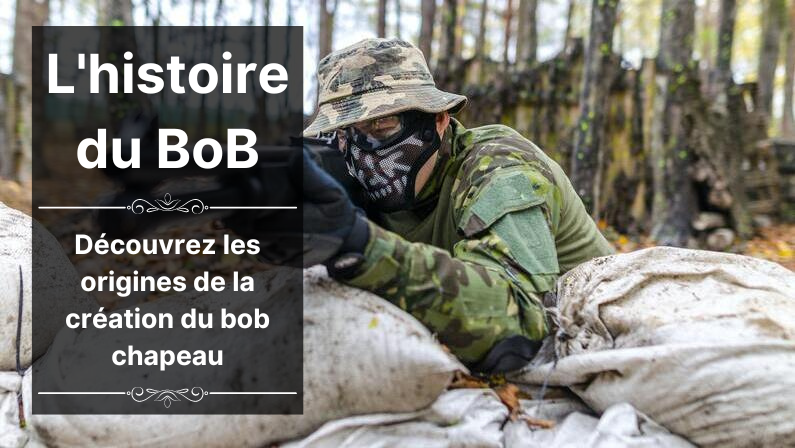 Soldat-porte-un-bob-chapeau-sur-la-tête