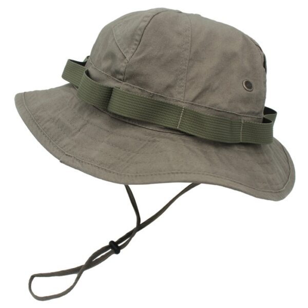 Bob-avec-ficelle-style américain-vert-armee-fond-blanc