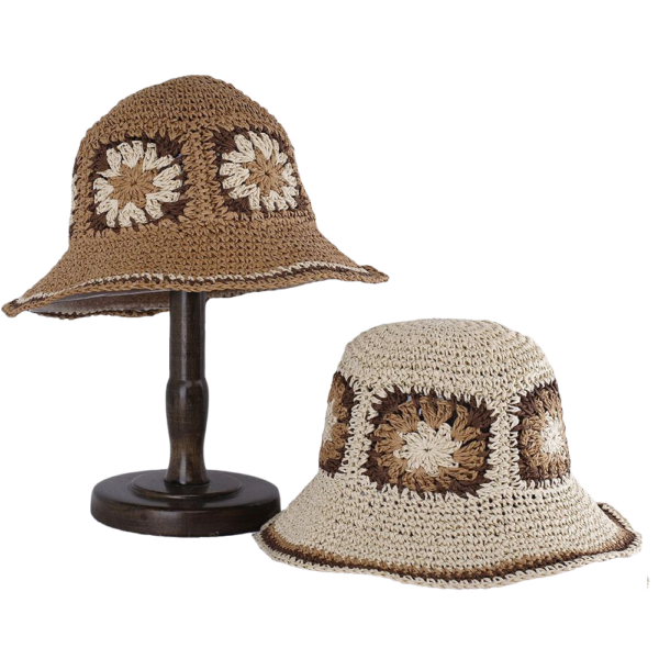 Bob-chapeau-crochet-sur-présentoir