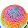 Bob-crochet-multicolor-vue-de-dessus