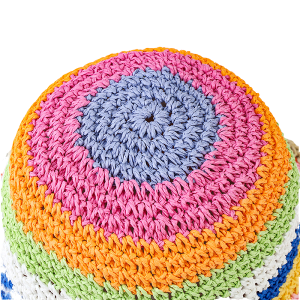Bob-crochet-multicolor-vue-de-dessus