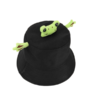 Bob-grenouille-hopper-noir-angle-de-vue-de-profil