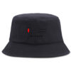 Bob-couleur-noir-avec-un-logo-imprimé