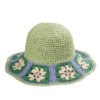 Chapeau-bob-en-paille-vert
