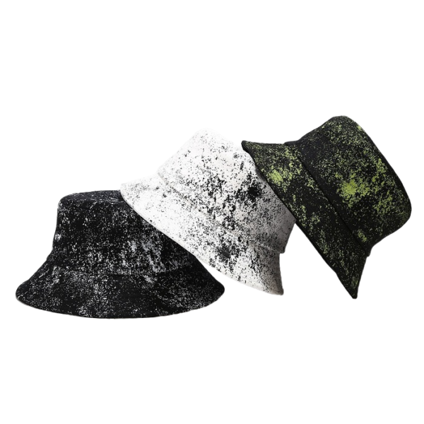 chapeau-bob-imprime-splash 3-bobs-chapeaux-sont-empilés