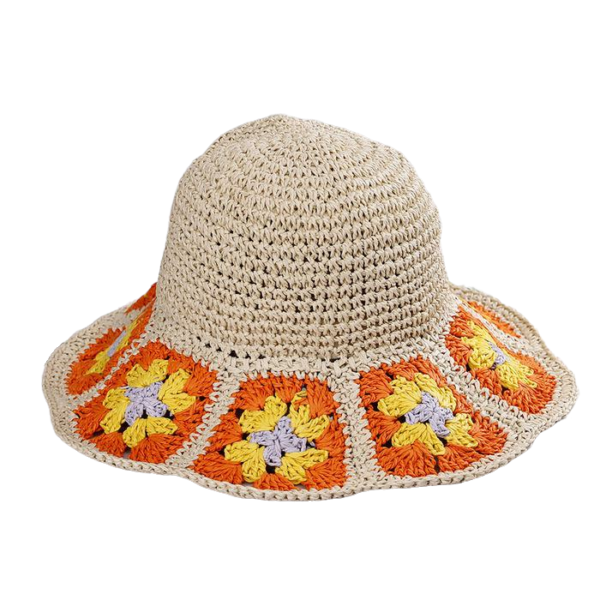 Chapeau-bob-paille-beige