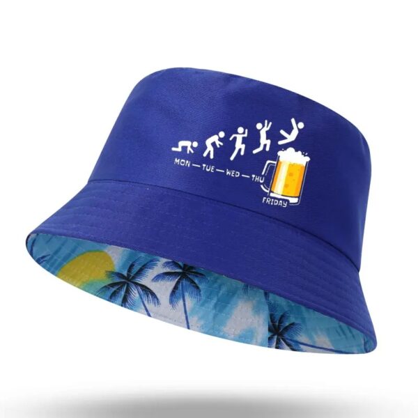 bob-chapeau-drole Le bob bleu est montré sous un angle différent