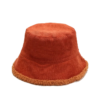 bob-chapeau-homme-orange Bob chapeau chaud avec intérieur laine pour homme