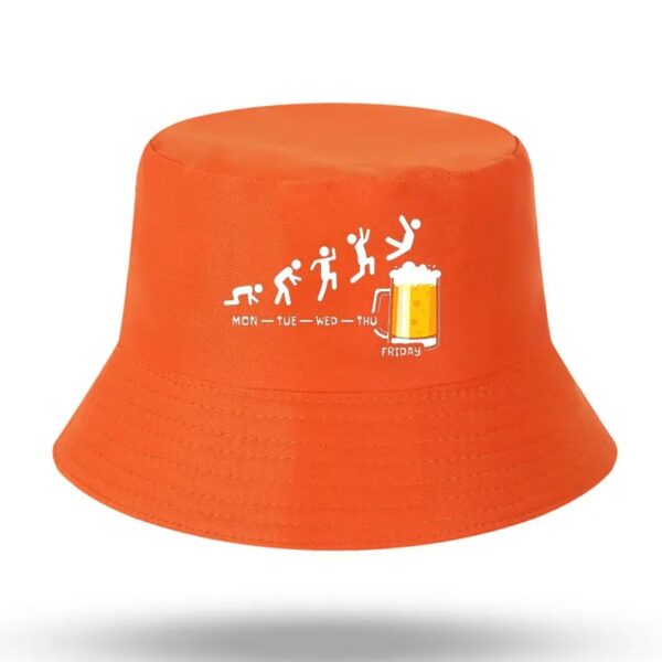 bob-drole-orange Le bob drôle de couleur orange est montré sur un fond blanc