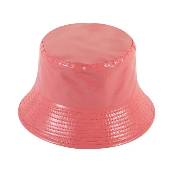 bob-pluie couleur-rose Chapeau de pluie imperméable rose