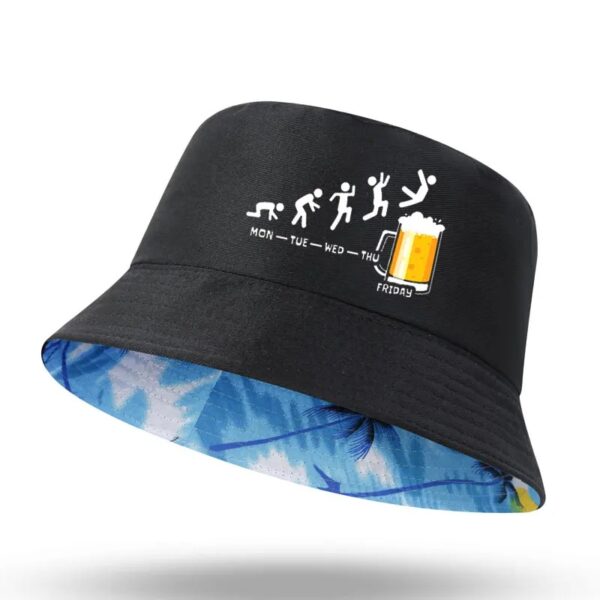 bucket-hat-drole Le bob noir est montré sous un angle différent