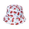 bob-blanc-cerise Bob blanc avec des cerises en motif