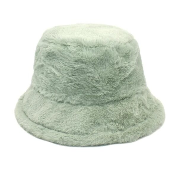 bob-chapeau-en-fourrure-vert Bob chapeau vert fourrure uni