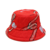 bob-fourrure-couleur-rouge Bob chapeau en fourrure striped rouge