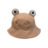 Bob chapeau fourrure grenouille marron