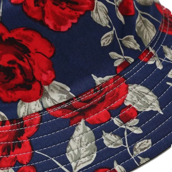 bucket-hat Zoom sur les détail des coutures du bob chapeau