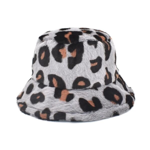 chapeau-fourrure-guépard-bleu Chapeau bob fourrure bleu guépard