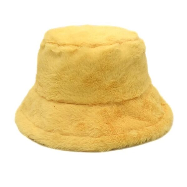 chapeau-fourrure-jaune Bob Fourrure Uni