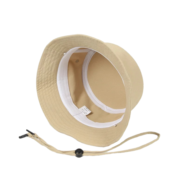Le chapeau est renversé pour montrer l'intérieur