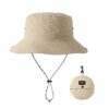 bob-avec-ficelle-pliable-beige Chapeau bob avec ficelle pliablz couleur beige