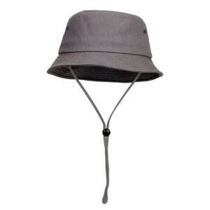 Bob avec ficelle simple couleur gris sur fond blanc