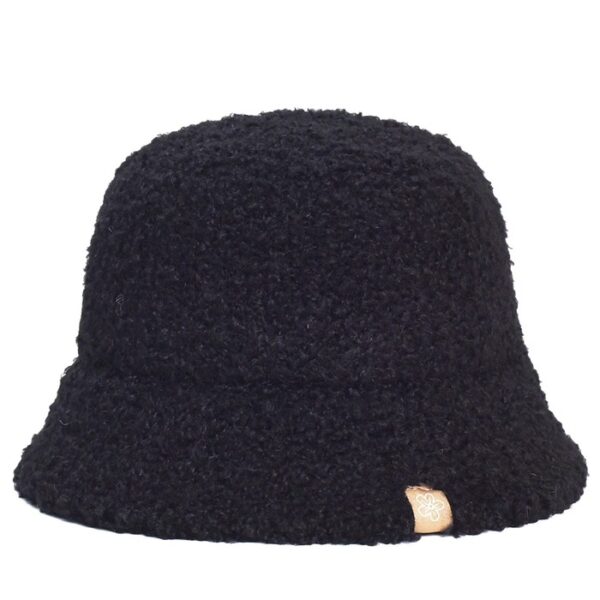 Chapeau bob couleur noir chaud hiver
