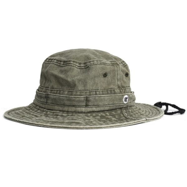 bob-chapeau-ficelle-denim-couleur-vert Bucket hat ficelle vert