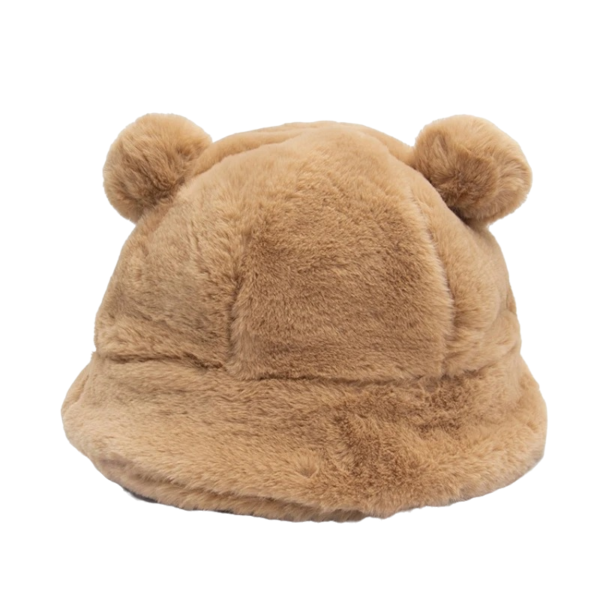 bob-fourrure-peluche-marron Bon chapeau peluche fourrure marron