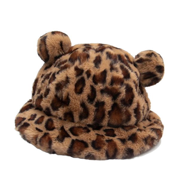 bob-fourrure-peluche-style-leopard Bob chapeau motif léopard
