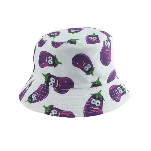 Bob chapeau blanc style aubergine rigolote