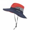 chapeau-bob-avec-mentonniere Chapeau bob avec ficelle pour fille couleur rouge et bleu marine