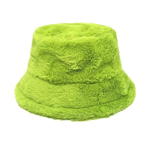 Bob en fourrure vert version 2 couleur intense