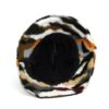 Bucket hat renversé vue sur l'intérieur