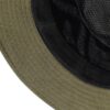 chapeau-bob-couleur-kaki Vue détaillée de l'intérieur du chapeau bob kaki