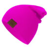 Un bonnet pour homme de couleur violette sur fond blanc