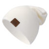 Un bonnet pour homme de couleur blanche sur fond blanc