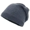 bonnet-100-coton-femme-gris-fonce Un bonnet 100% coton gris foncé sur fond blanc