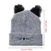 bonnet-doux-chaud-hiver Les dimensions d'un bonnet doux gris sont indiquées