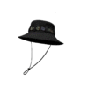 bob-anti-uv-noir Bob chapeau anti-ultraviolets noir sur un fond blanc