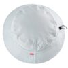 bob-chapeau-ideal-pour-le-golf Un bob chapeau blanc est montré du dessus sur fond blanc