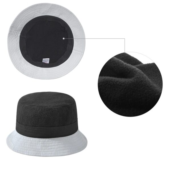 chapeau-bob-interieur-chaud Illustration montrant la version hiver du bob de golf avec son revêtement en polaire chaude