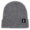 bonnet-gris-clair-de-face-maille Bonnet gris clair vu de profil vue de face